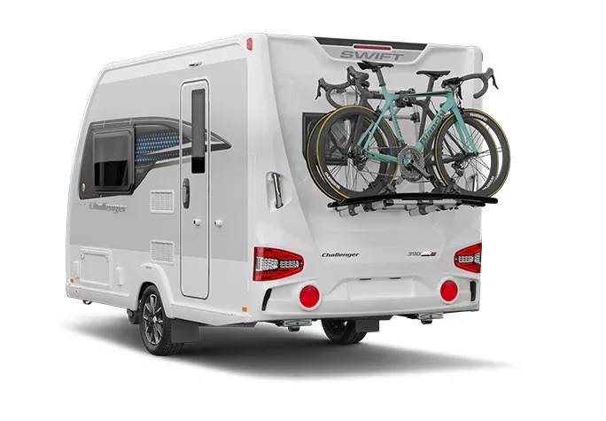2026_Challenger_390_Rear_3Q_Bike_Rack