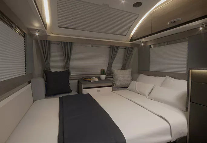 2026_Challenger_560_Front_Lounge_Night_Time_Bed_Made_Up